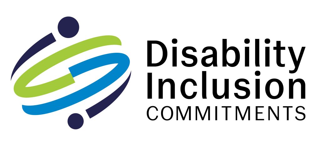 Disability Inclusion Commitments Logo